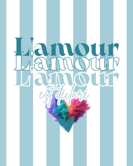 Carte postale - L'amour est déclaré