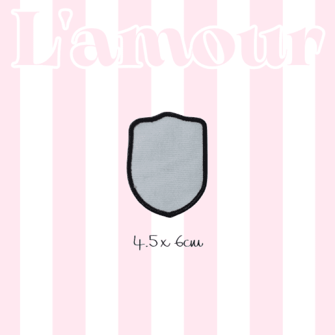Patch à sublimer - différentes formes