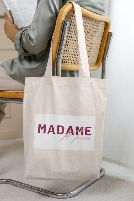 Box Tote Bag "Madame Maman"